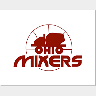 Vintage Ohio Mixers Basketball 1982 Posters and Art